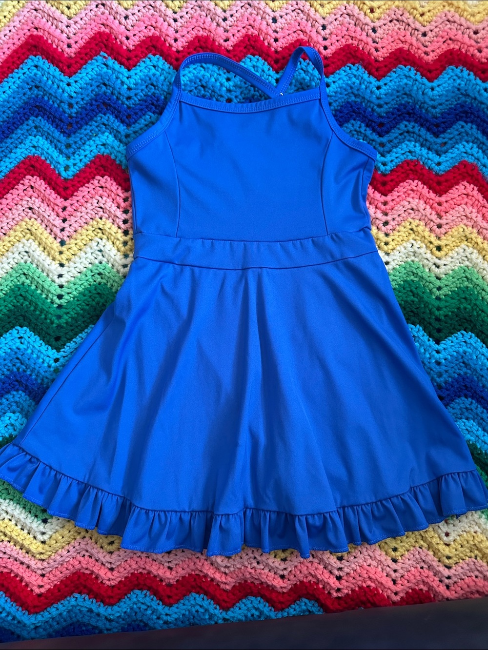 Royal Blue 6-7T Athletic Dress